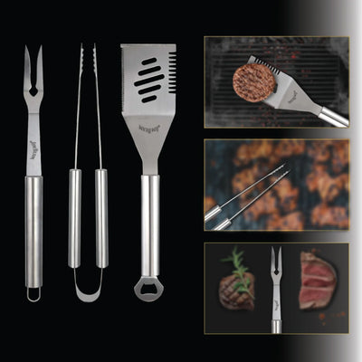 Jim Beam 3 Piece BBQ Tool Set