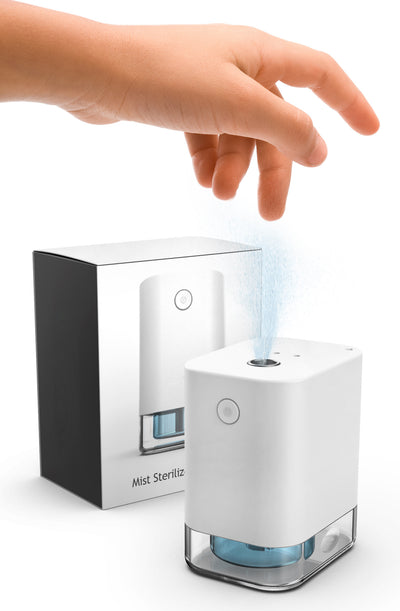 Automatic Hand Sanitizer Mist Dispenser, Infrared Touchless Anti Bacterial Alcohol Dispenser