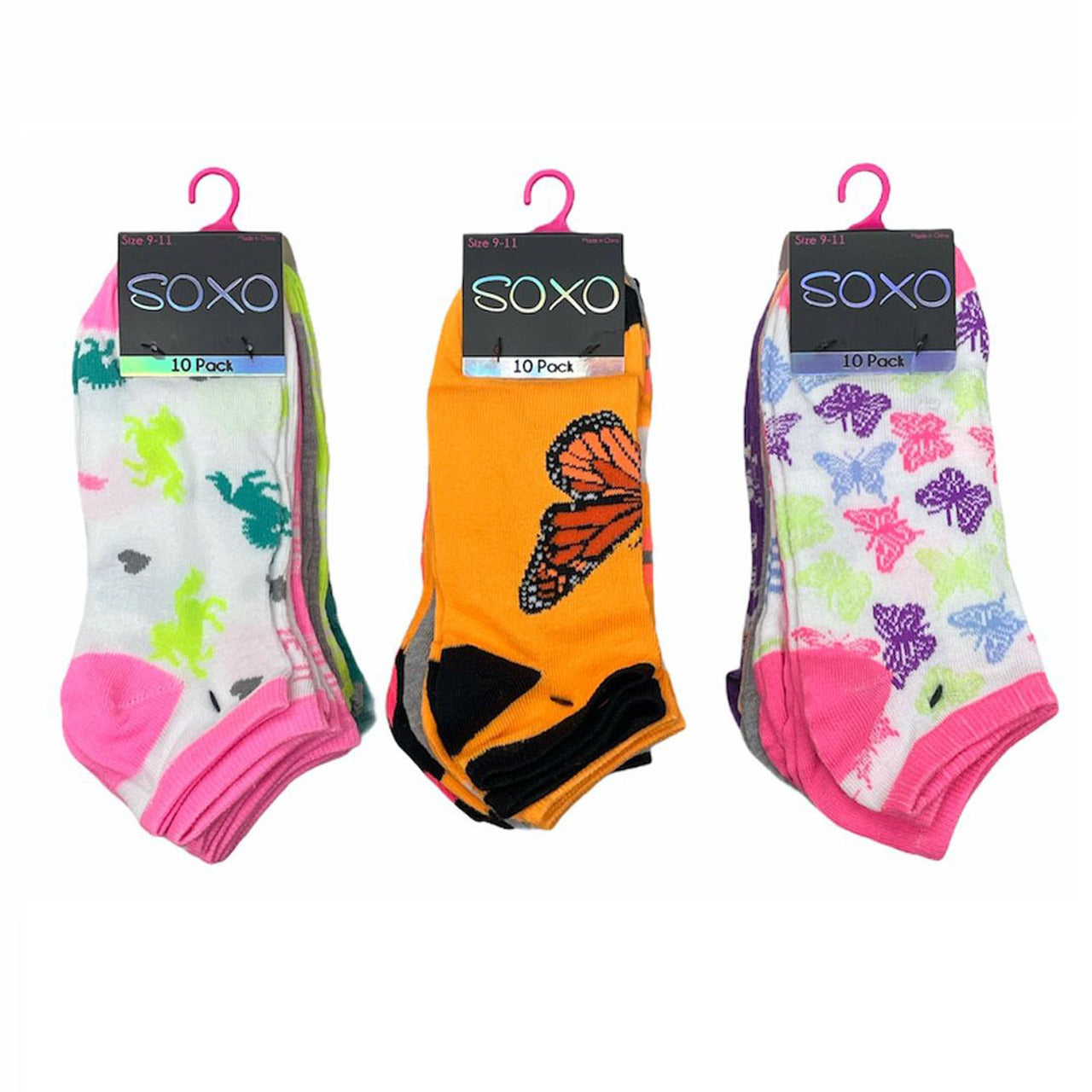 30 Pairs Women's Assorted Low Cut Socks