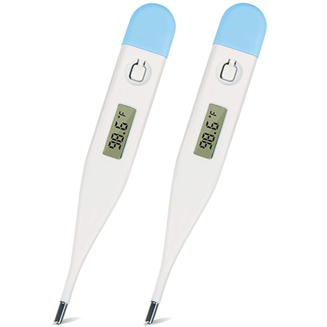 2-Pack Digital Thermometer with Easy-to-Read LCD Display