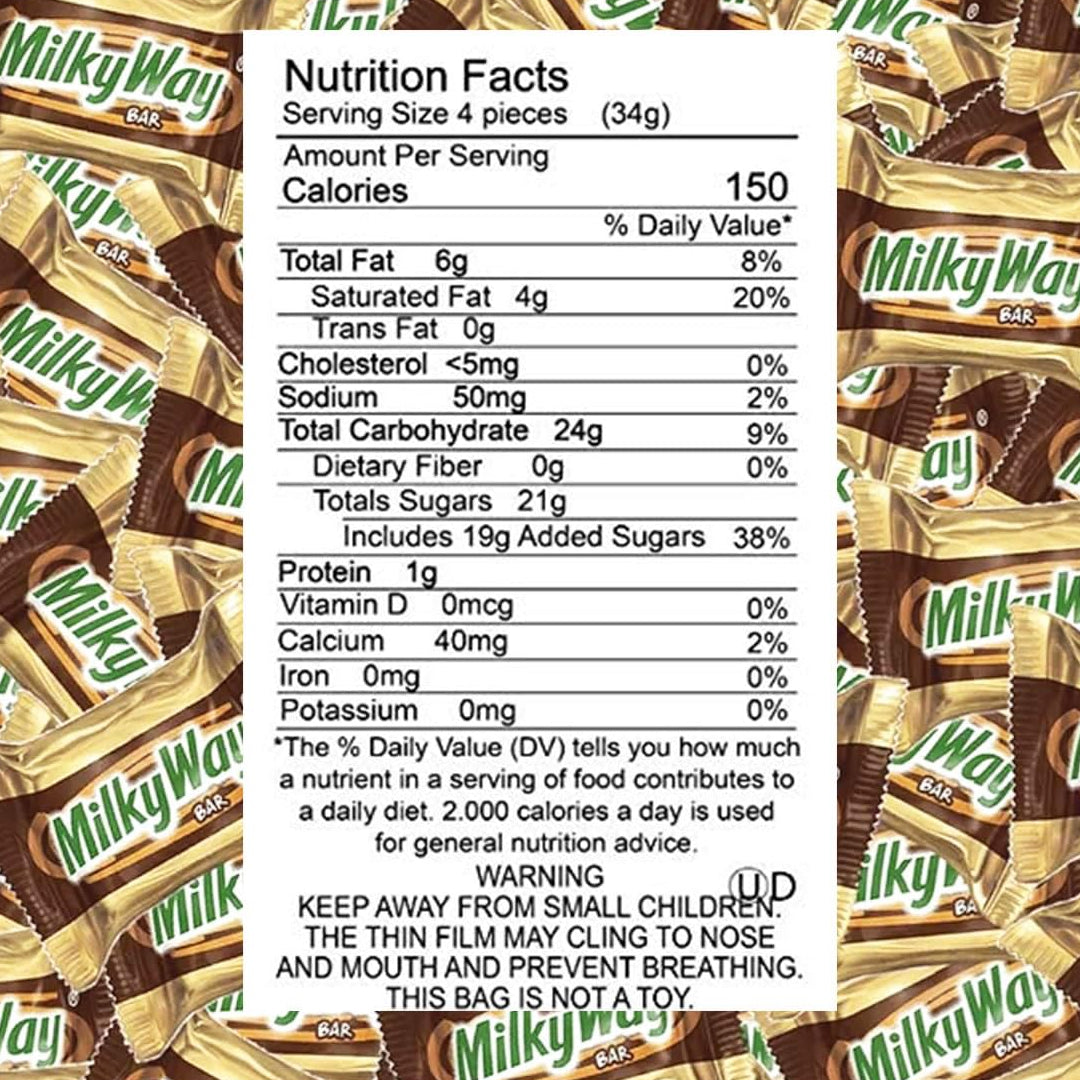 Milky Way Mini Chocolate Bars – 1lb, 2lb, 3lb, or 4lb Bulk Fun Size Candy – Individually Wrapped Caramel & Nougat Treats for Holidays, Parties & Sharing