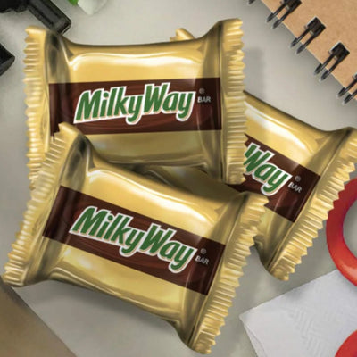 Milky Way Mini Chocolate Bars – 1lb, 2lb, 3lb, or 4lb Bulk Fun Size Candy – Individually Wrapped Caramel & Nougat Treats for Holidays, Parties & Sharing