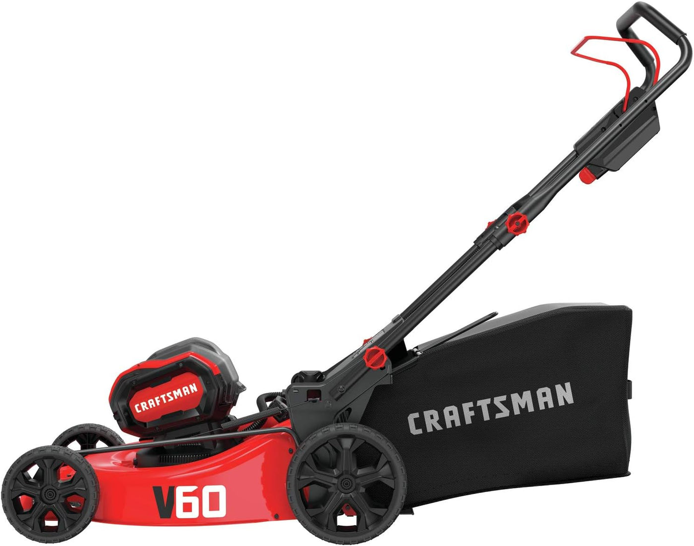 CRAFTSMAN V60* 3-in-1 Cordless Lawn Mower, 21-Inch (CMCMW260P1)