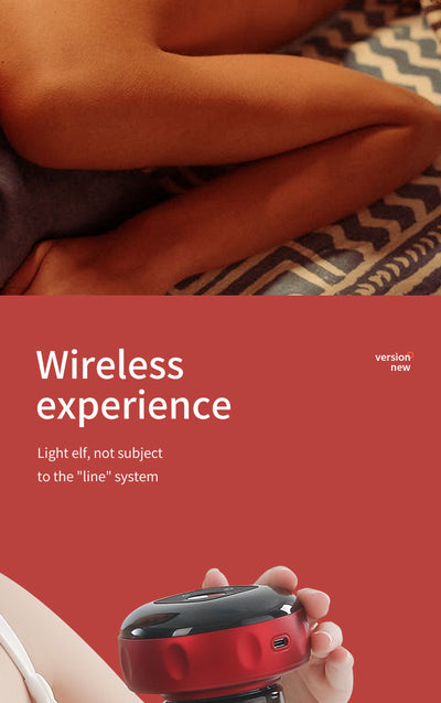 Cupping Massage Device – 6 Suction Modes, Red Light Therapy, 1200mAh, Rechargeable