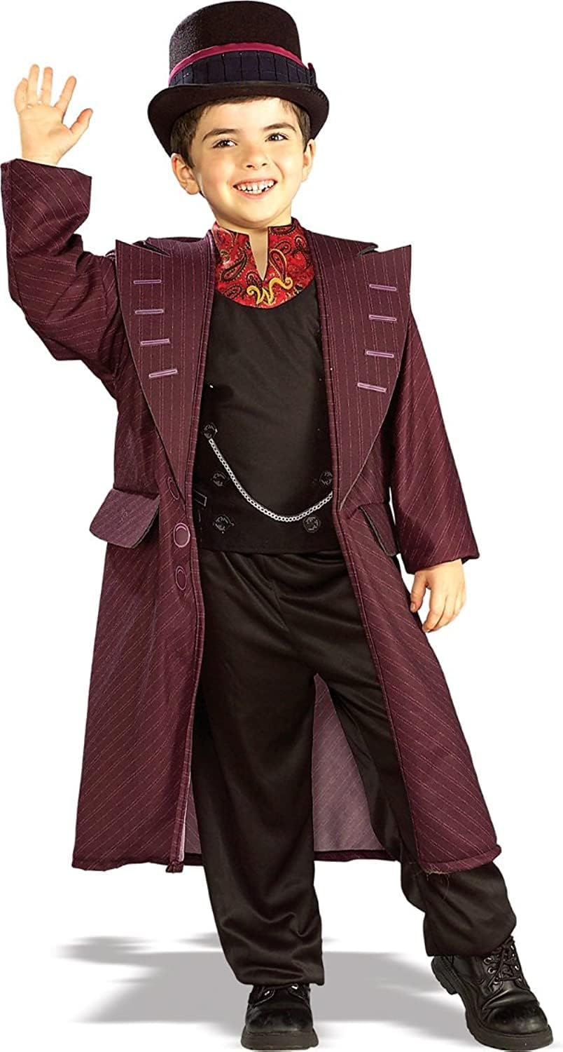 Rubie's Kid's Charlie And The Chocolate Factory Willy Wonka Costume, Large