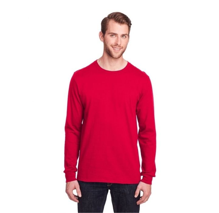 2-Pack Fruit of the Loom Men’s Eversoft Long Sleeve T-Shirt (Small)