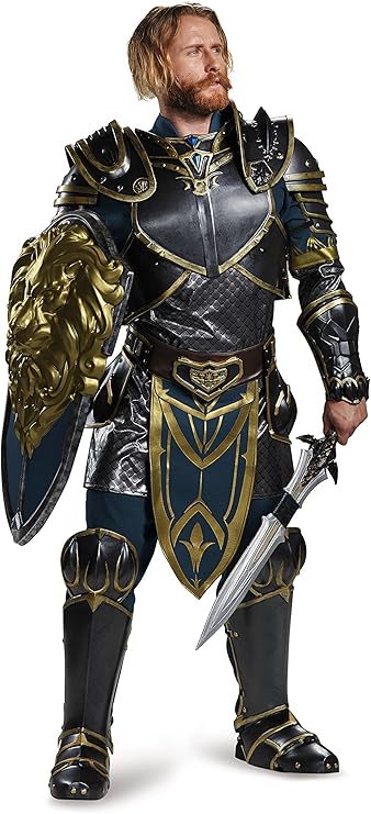 Disguise Men's Warcraft Lothar Prestige Costume in M, XL, XXL