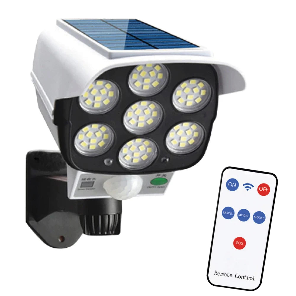 Remote Control Solar Sensor Mountable LED Light