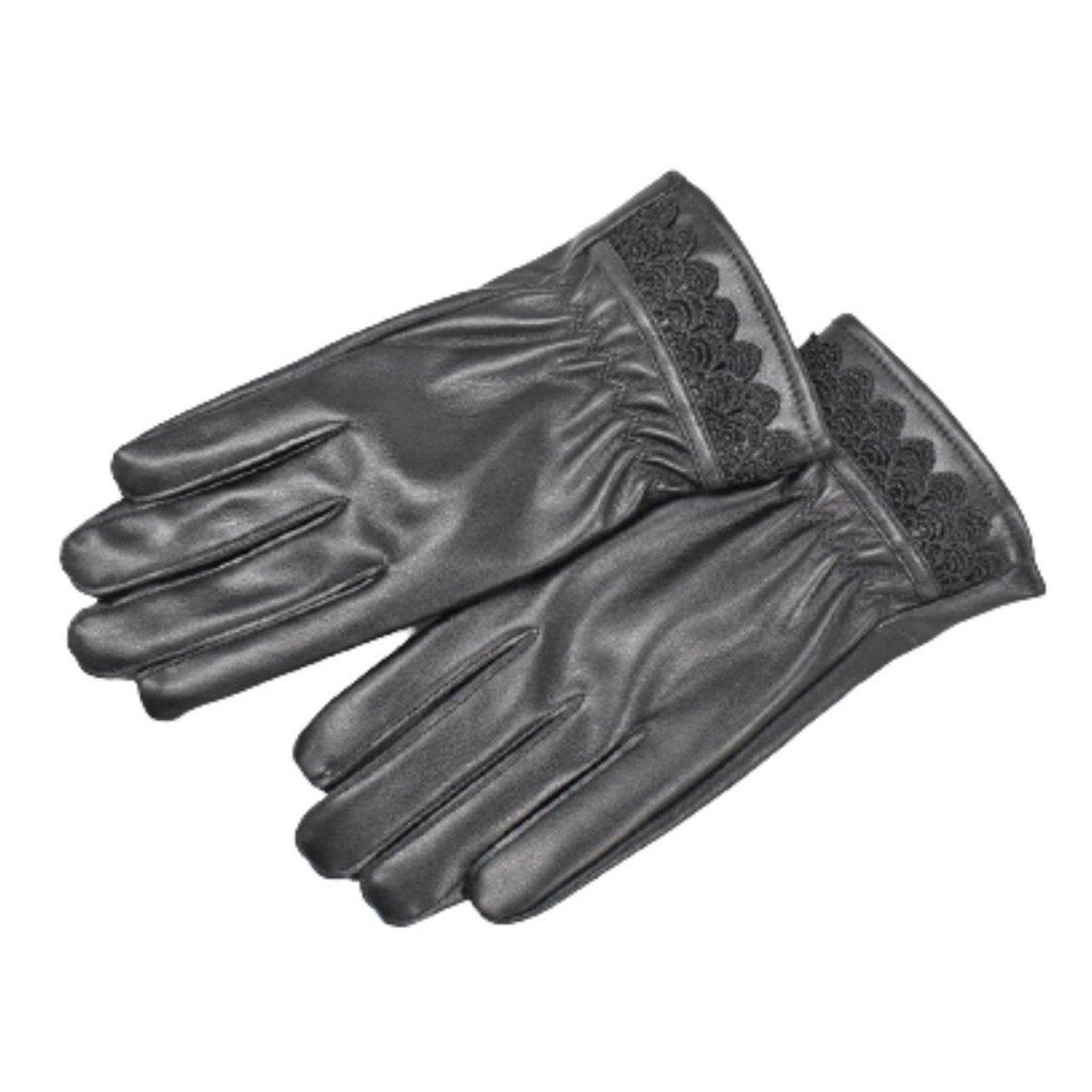 ThermaWear Women's Fashion Faux Leather Gloves