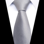 Metallic Silver Grid