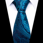 Midnight Teal Paisley