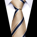Navy Gold Regent Stripe