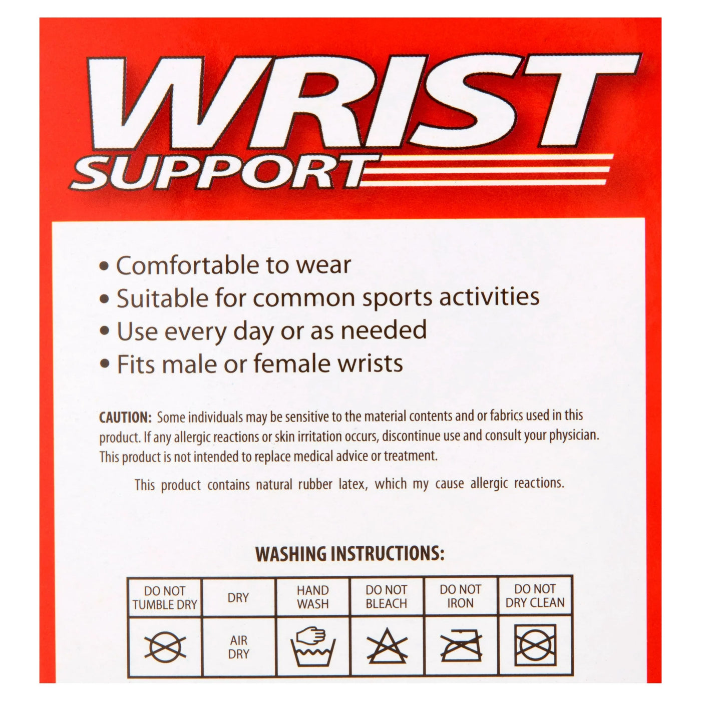 2-Pack Elastic Wrist Support Band