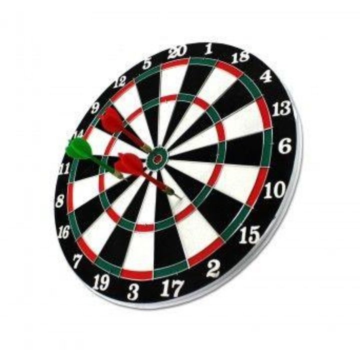 Dartboard  11.5-Inch with 6 Hard Tip Darts