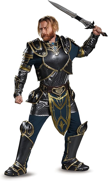 Disguise Men's Warcraft Lothar Prestige Costume in M, XL, XXL