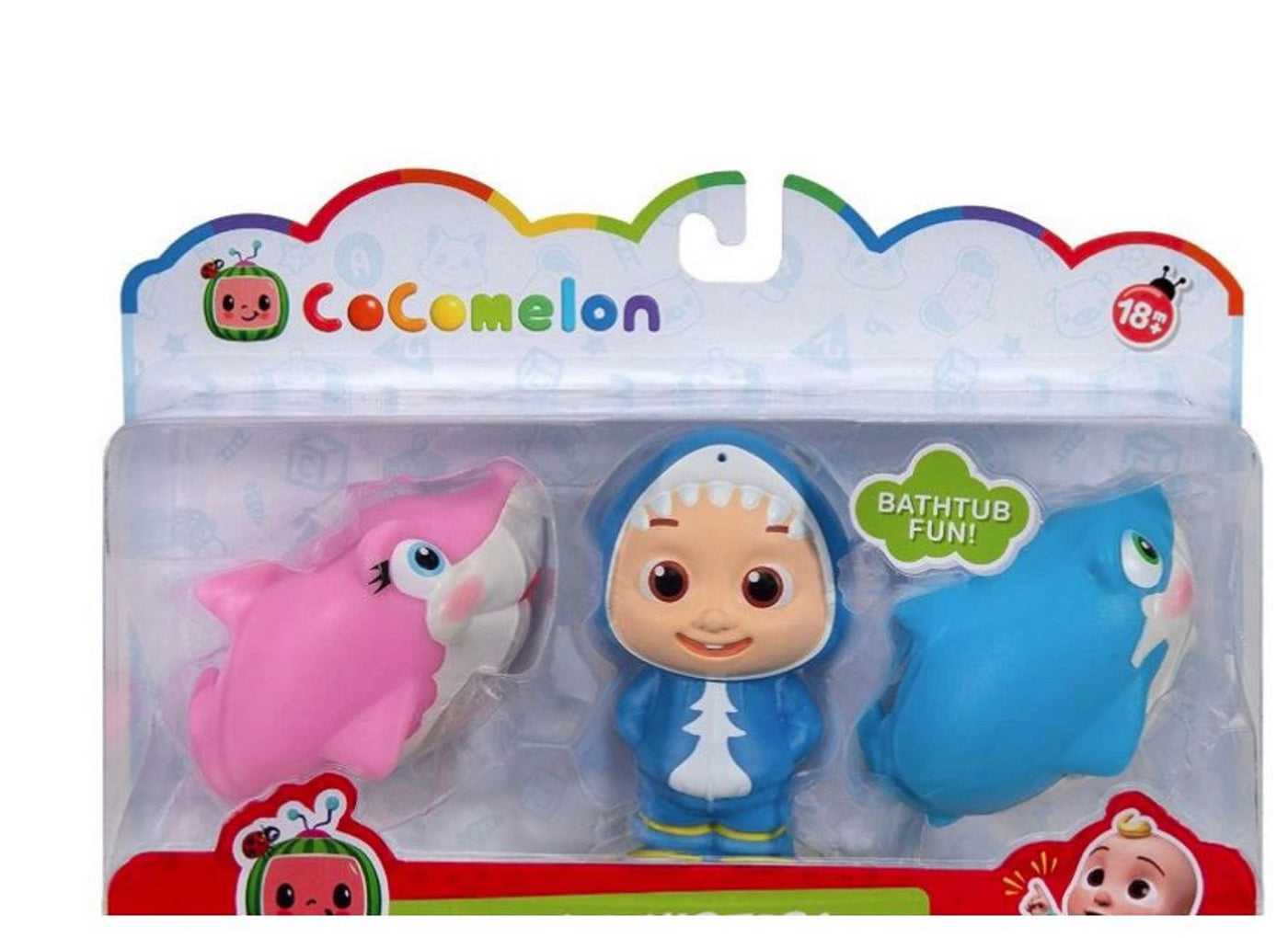 CoComelon 3-Pack Bath Squirter Toys - Fun and Colorful Water Play for Toddlers