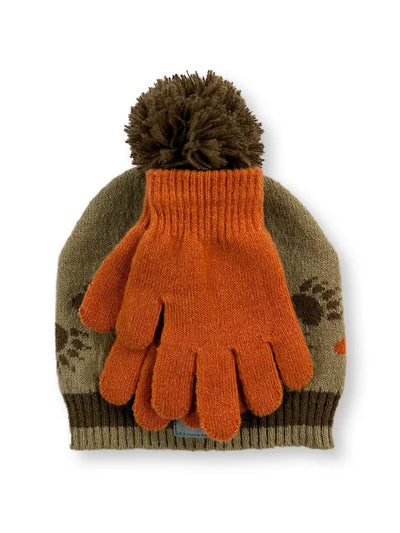 6-Piece Kids' Hat & Glove Set – 3 Hats & 3 Gloves for Boys and Girls