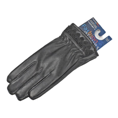 ThermaWear Women's Fashion Faux Leather Gloves