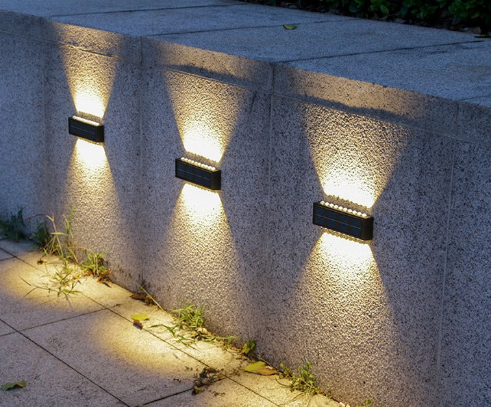 4-Pack Solar Outdoor Wall LED Light – Infinite Basics