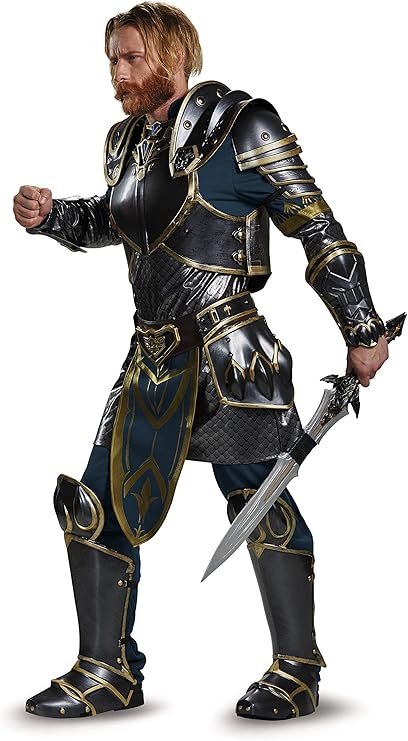 Disguise Men's Warcraft Lothar Prestige Costume in M, XL, XXL