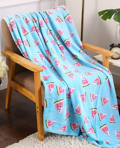 Summertime Fun Fleece Throw Blanket 50x60 – Soft & Lightweight