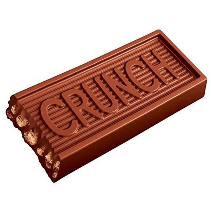 Crunch Snack Size Chocolate Bar - Creamy Milk Chocolate and Crisped Rice - Individually wrapped Snack Size Crunch Candy bars