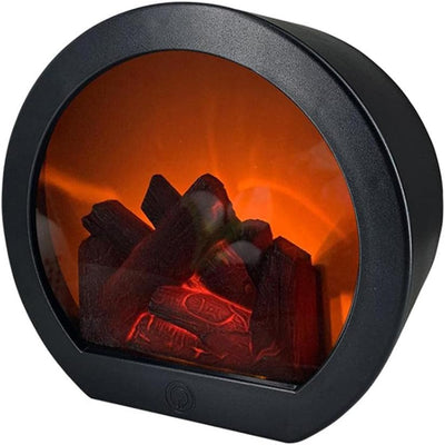 LED Tabletop Fireplace Flame Light