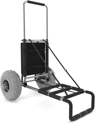 Collapsible Heavy-Duty Beach Cart with Big Wheels