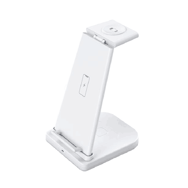 3-in-1 Fast Wireless Charging Stand for Phones, Apple Watch & AirPods