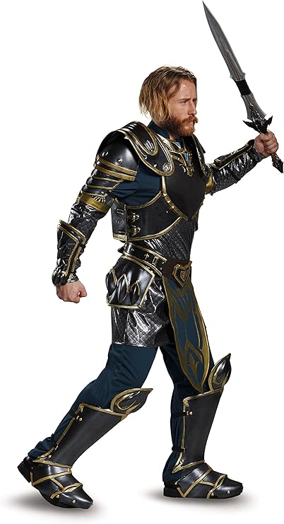 Disguise Men's Warcraft Lothar Prestige Costume in M, XL, XXL