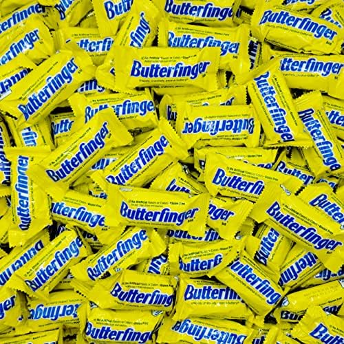 BUTTERFINGER Fun Size Bars – Individually Wrapped, Crispety-Crunchety Peanut-Buttery Candy (1–4 lb Options)