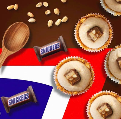 Snickers Fun Size Chocolate Candy Bars – Individually Wrapped Nougat, Caramel, Peanut & Milk Chocolate Treats – Bulk Packs for Sharing & Snacking