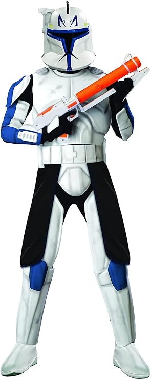 Rubie's Costumes Unisex Star Wars Animated Deluxe Clone Trooper Leader Rex Adult Costume