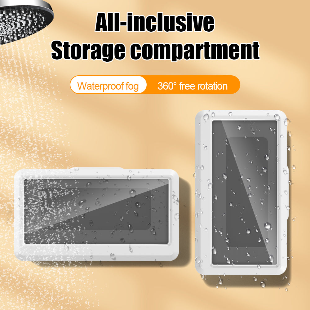 Waterproof Shower 360 Degree Rotating Phone Holder with Touch Screen Capability