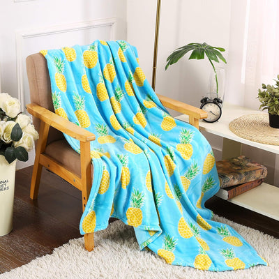 Summertime Fun Fleece Throw Blanket 50x60 – Soft & Lightweight