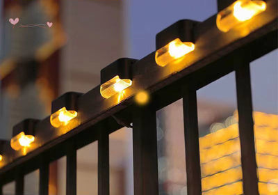 8-Pack Solar LED Deck & Step Lights