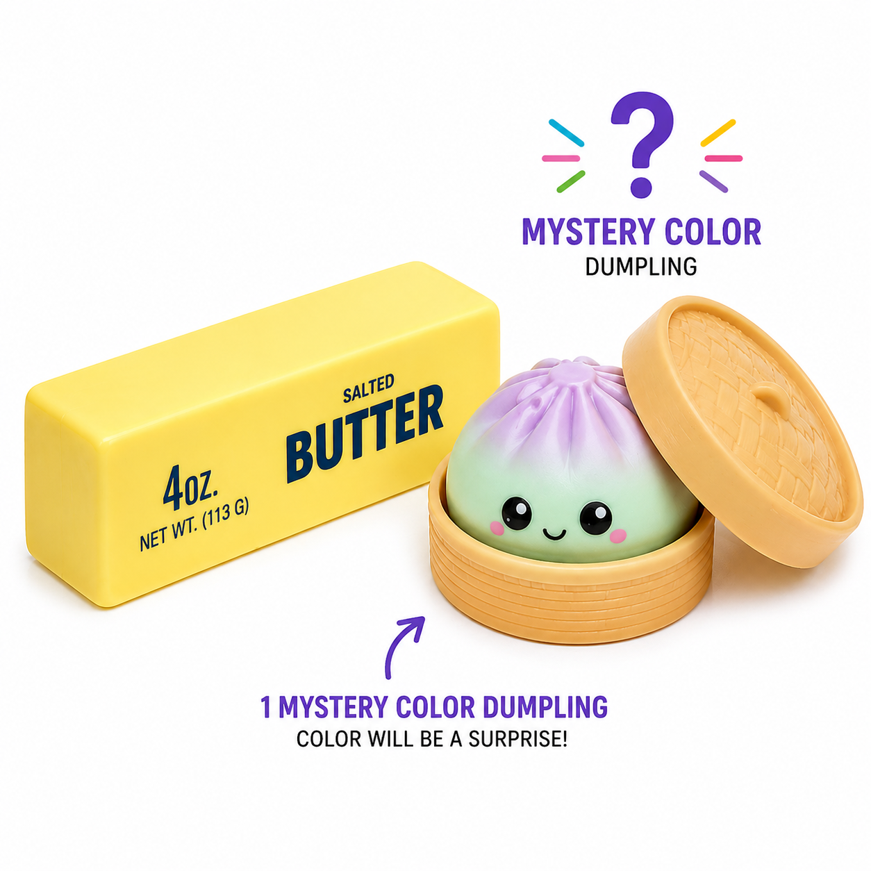 Butter Squishy Squishy Dumpling Combo Pack 2PC Stress Relief Fidge butter-squishy-squishy-dumpling-combo-pack-2pc-stress-relief-fidge