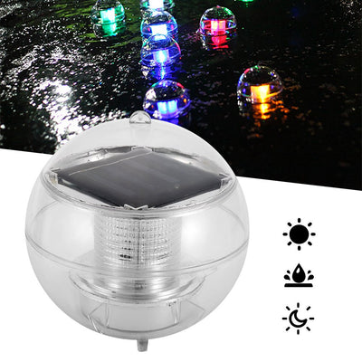 2-Pack Floating Solar Color Changing Lamps for Pool, Garden