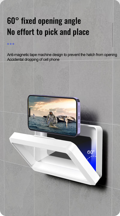 Waterproof Shower 360 Degree Rotating Phone Holder with Touch Screen Capability