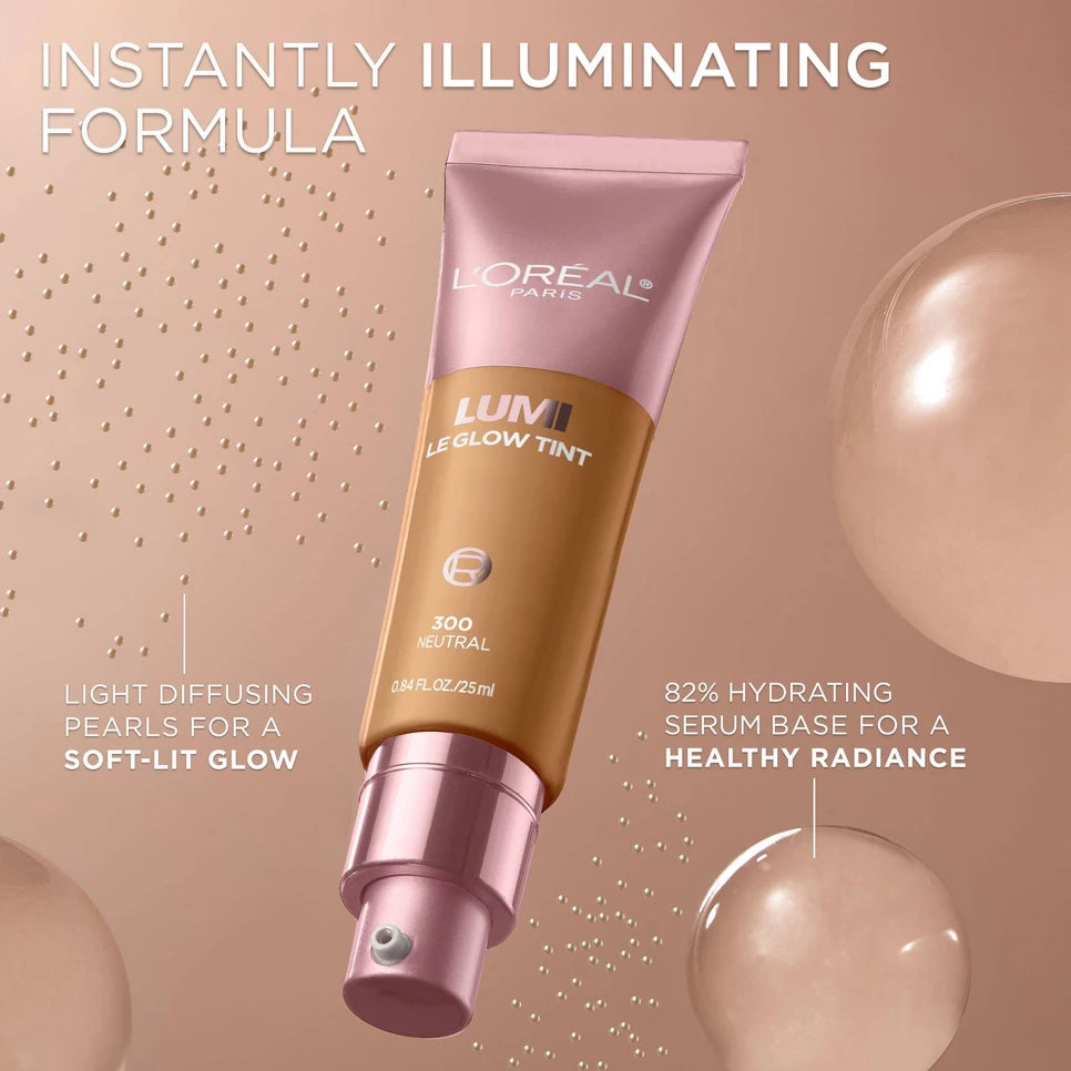 2-PACK L'Oreal Paris Lumi Le Glow Tint Liquid Skin Tint - 0.84 fl oz