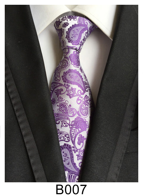 Men’s Neckties – Formal Classic Patterned Tie (50 Style Options, B Series)
