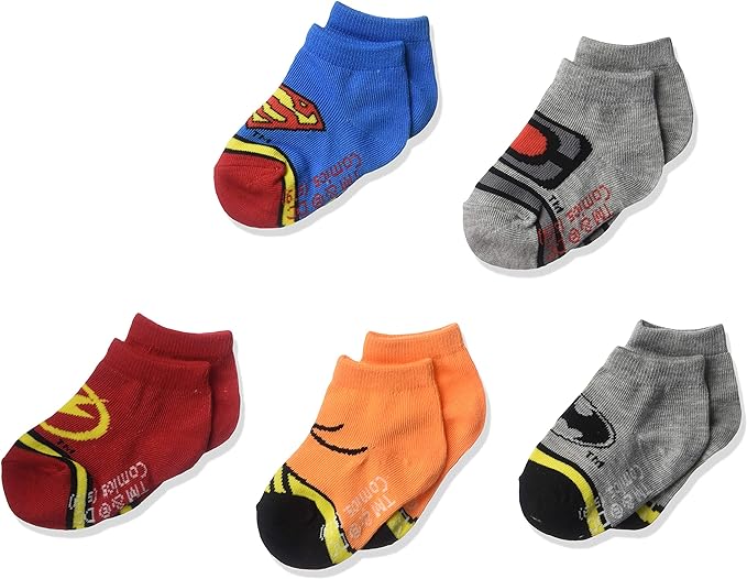20-Pairs Licensed Assorted Kids' No-Show Socks
