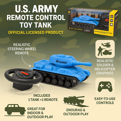 U.S. Army Remote Control Toy Tank