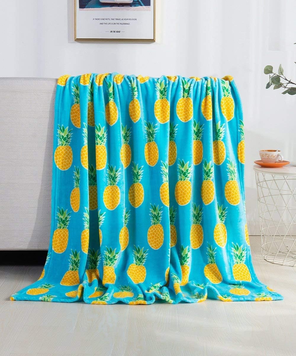 Summertime Fun Fleece Throw Blanket 50x60 – Soft & Lightweight