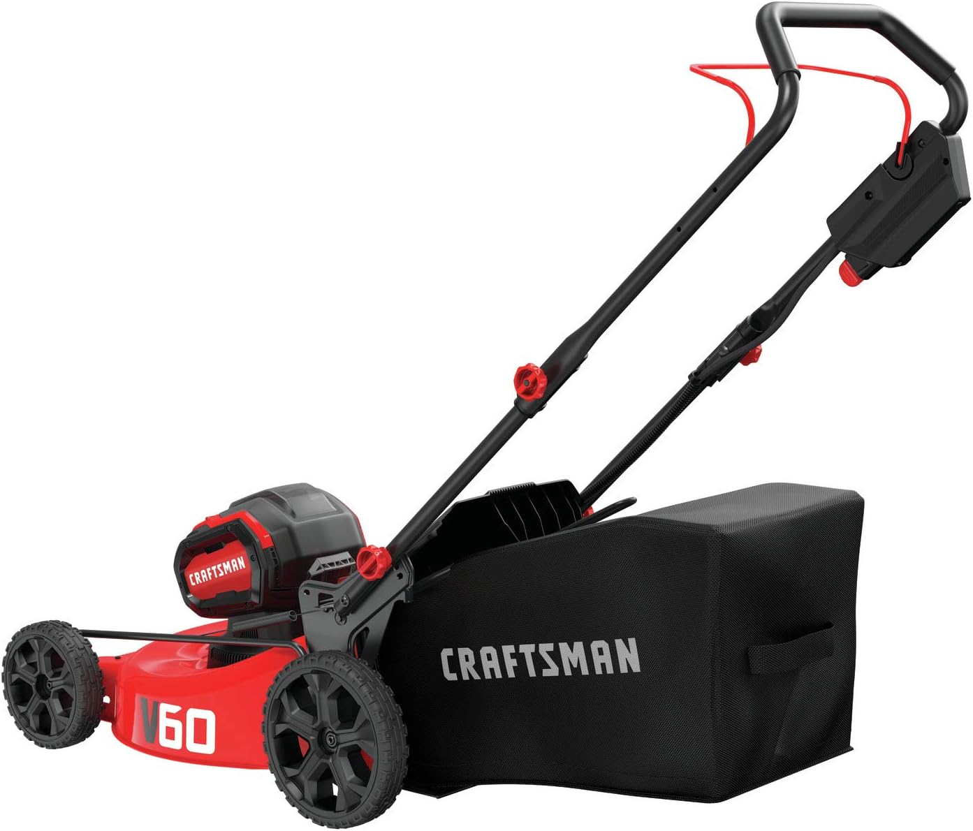 CRAFTSMAN V60* 3-in-1 Cordless Lawn Mower, 21-Inch (CMCMW260P1)