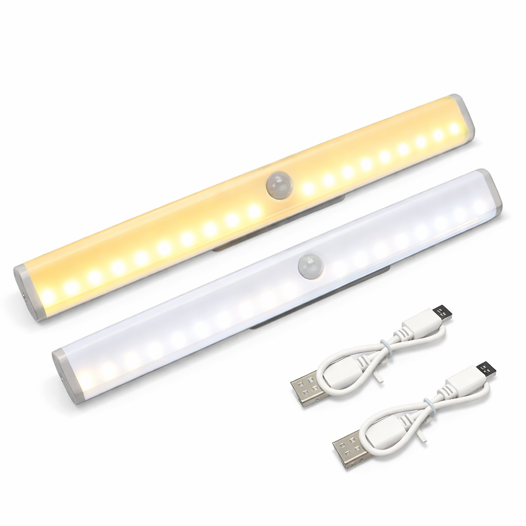Stick Anywhere LED Motion Activated Sensor Light Rechargeable ...