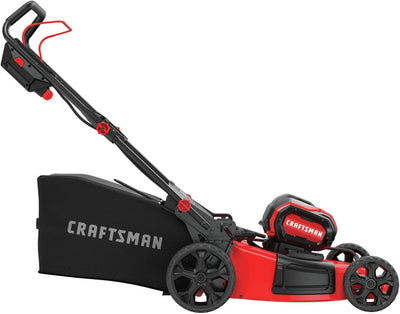 CRAFTSMAN V60* 3-in-1 Cordless Lawn Mower, 21-Inch (CMCMW260P1)