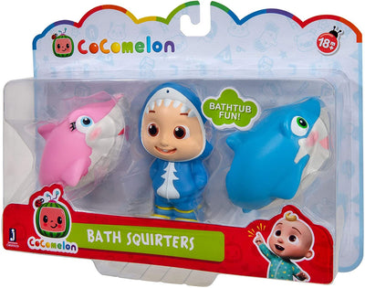 CoComelon 3-Pack Bath Squirter Toys - Fun and Colorful Water Play for Toddlers