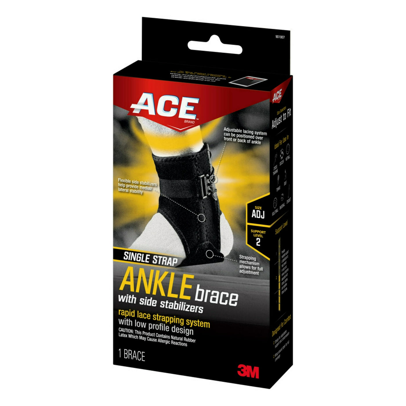 ACE Adjustable Support Braces – Choose from Knee, Ankle & Back Stabilizers