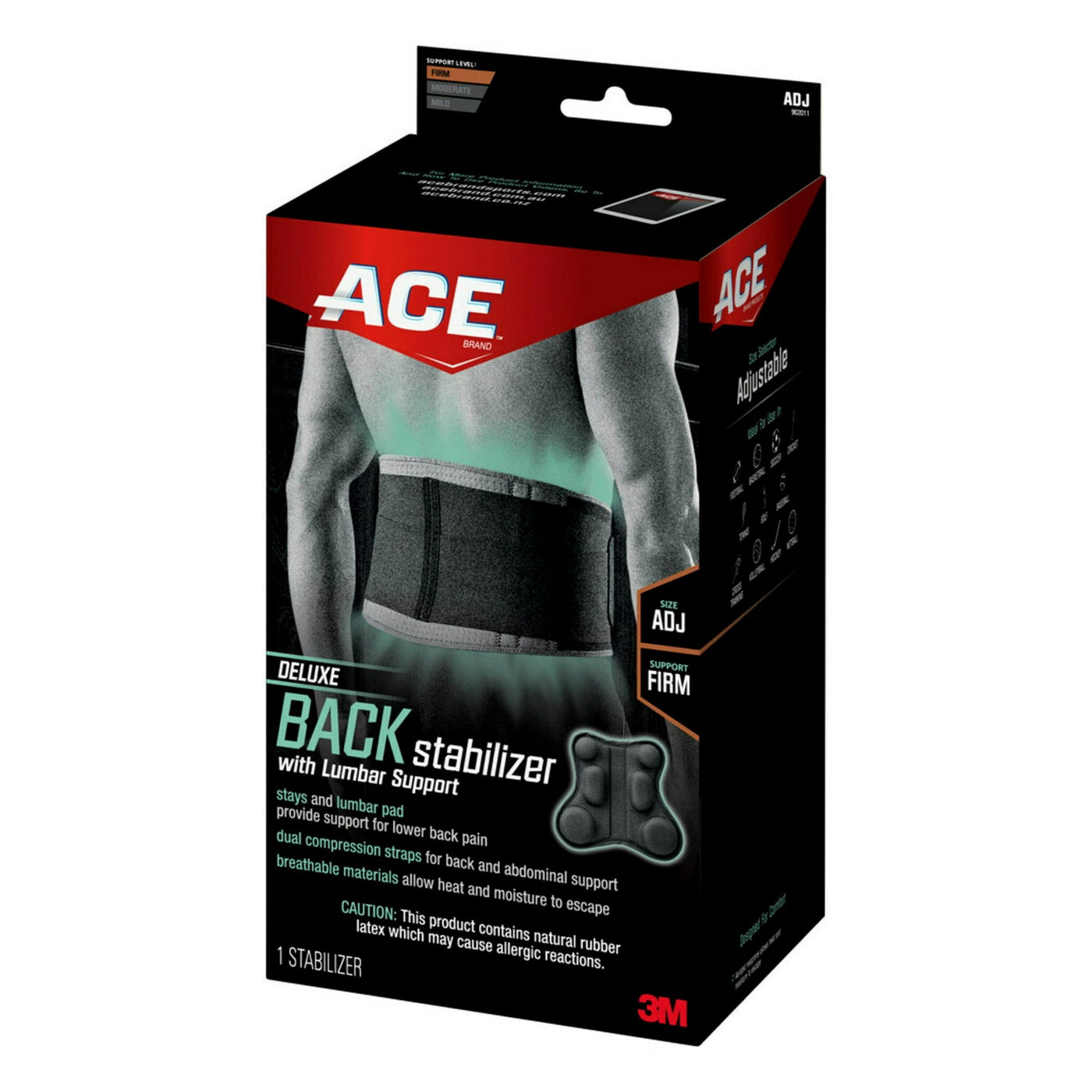 ACE Adjustable Support Braces – Choose from Knee, Ankle & Back Stabilizers